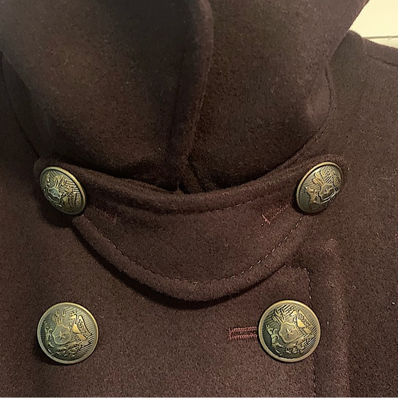 LOFT military style wool peacoat - Picture 6 of 13